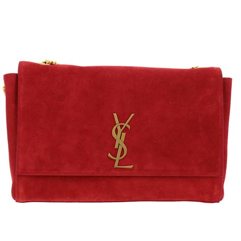 borsa ysl tracolla rossa|Cartelle e borse a tracolla Saint Laurent donna .